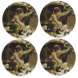 Hermia Salvamanteles Multicolor Set de 4 Unidades de 37 cm
